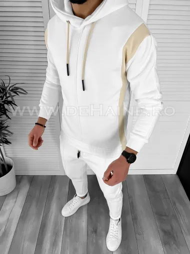 Hanorac barbati alb slim fit K192 P20-3.3